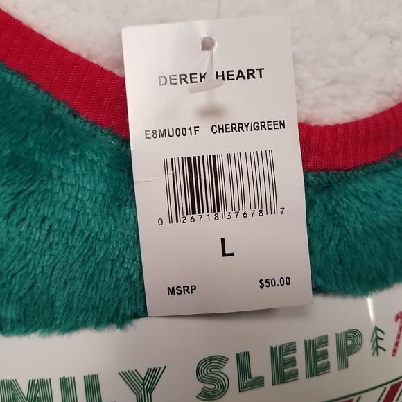Derek Heart family Sleep Women's Holiday Onesie Size L (NEW) - Picture 5 of 6